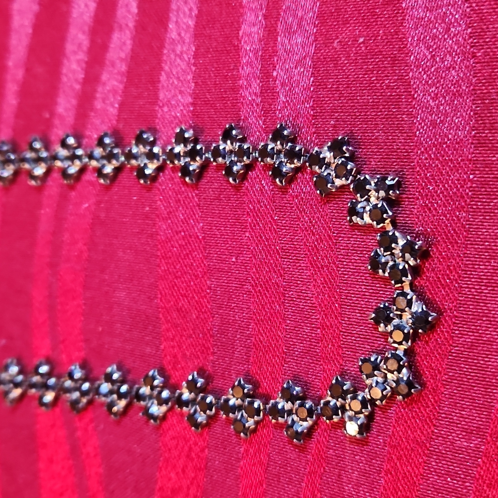 Vintage black onyx Carake choker